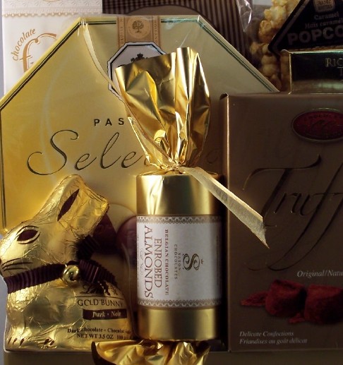 Gold Easter Basket